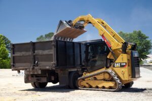 Skid Steer Loading Dump Truck